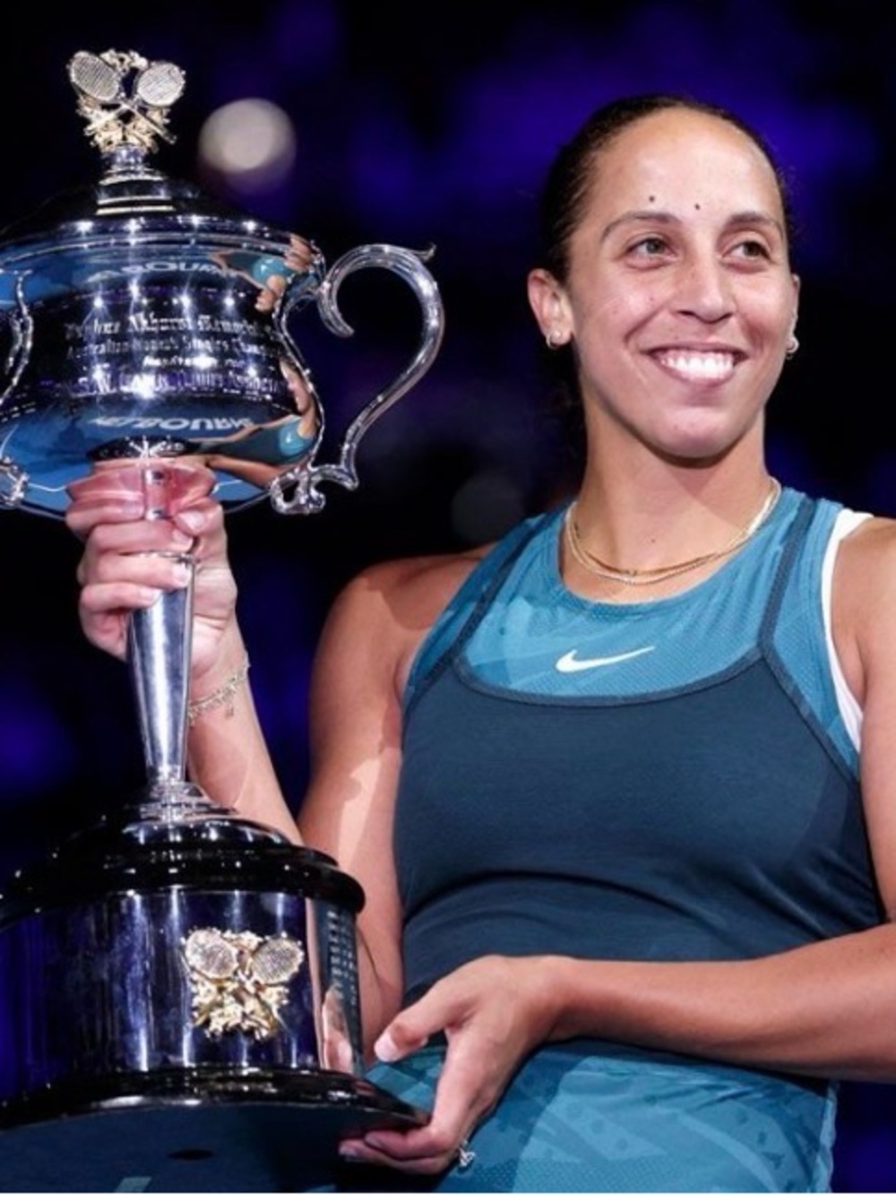 Nike Madison Keys 2025 Australian Open Championship Tennis Dress Women’s L NWT